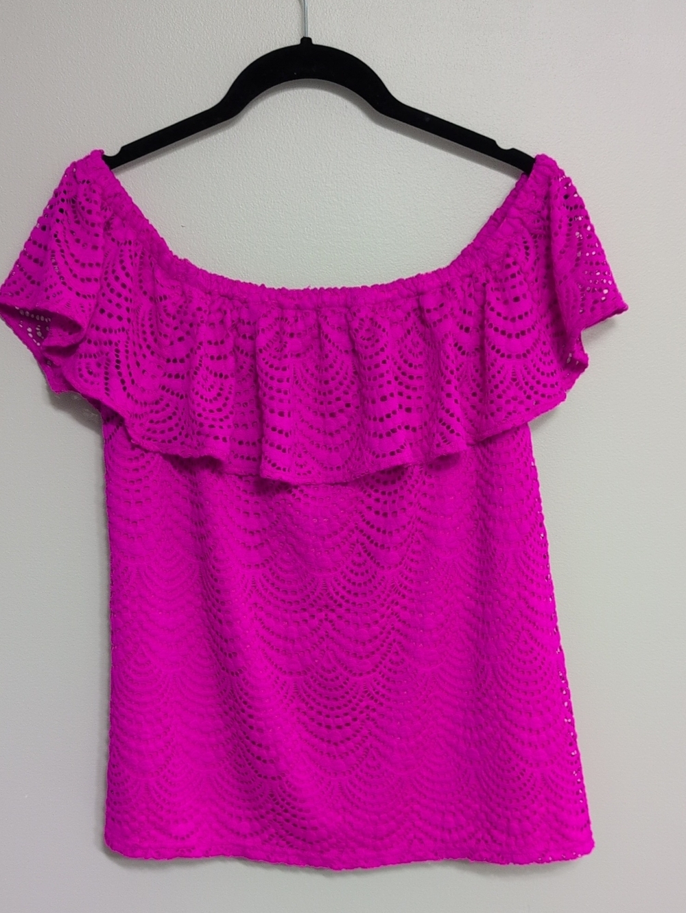 NWT Lilly Pulitzer La Fortuna Lace Top | Lilly Pultizer Off-Shoulder Top